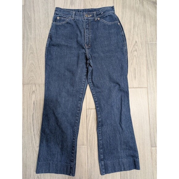 Vintage Oscar De La Renta‎ Size 28 High Waisted Jeans 28x26 Womens Blue Med 101